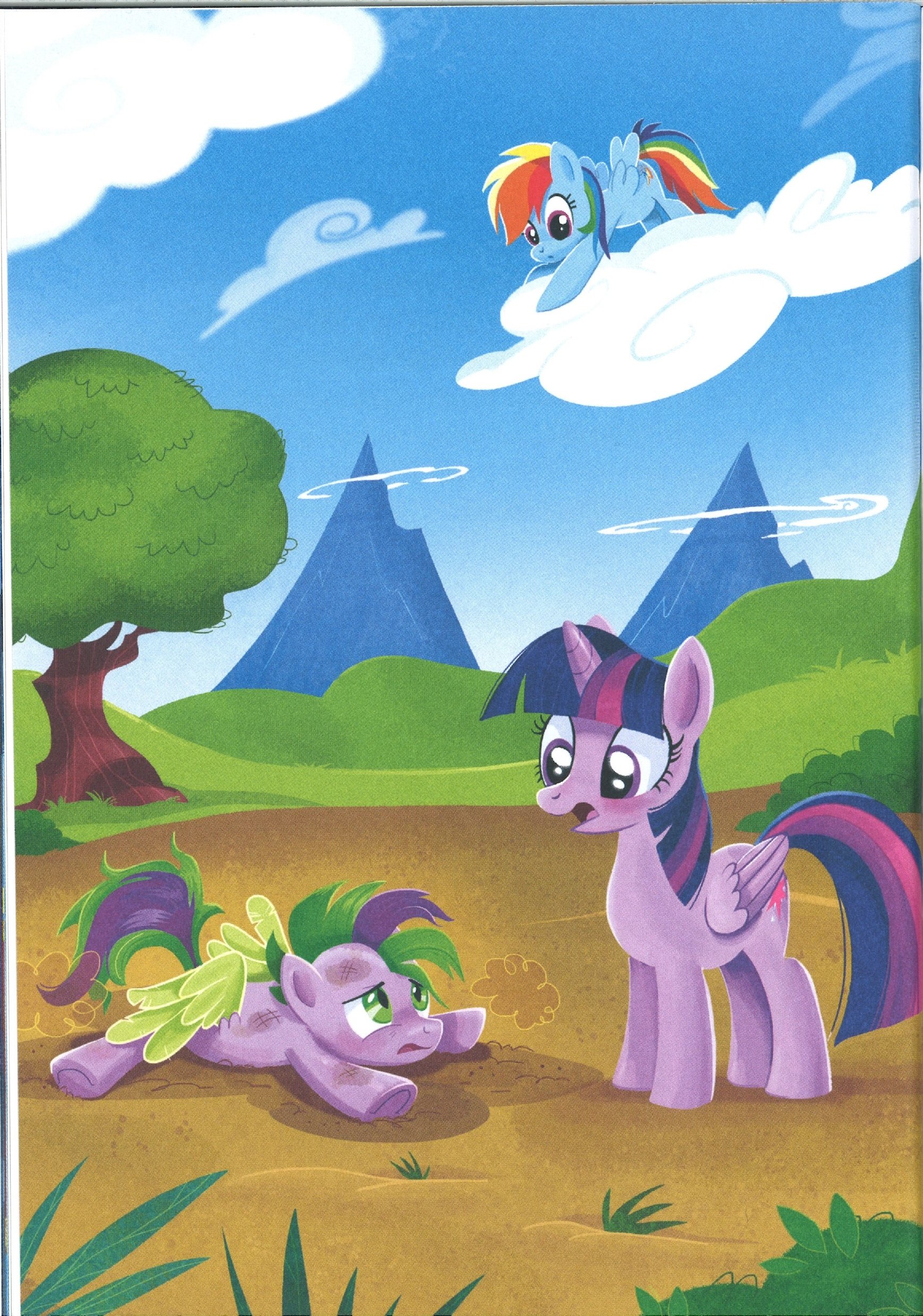 Rainbow Dash Spike (My Little Pony) Twilight Sparkle Comic My Little Pony: A Pony Named Spike Image
