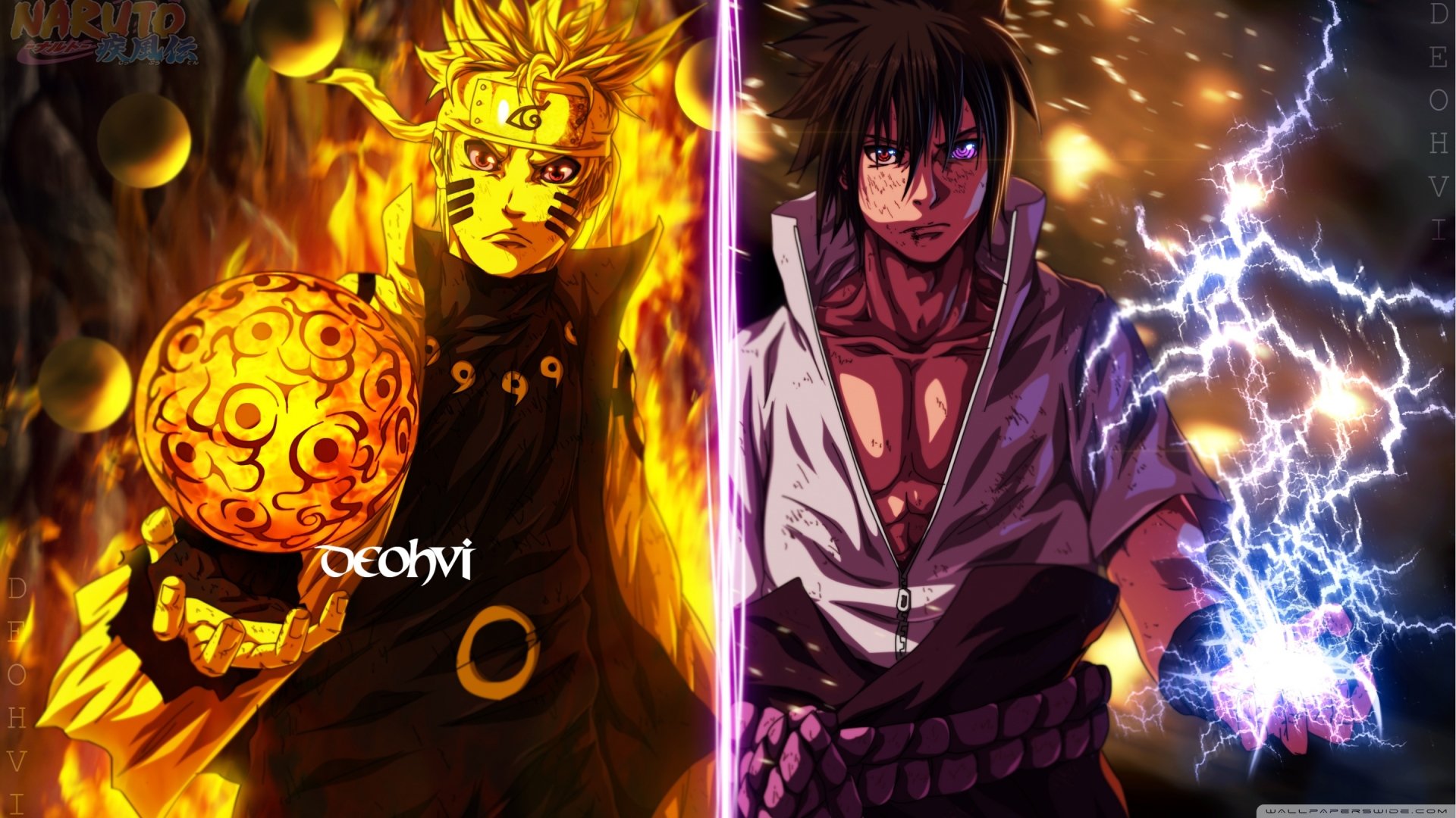  Naruto &amp; Sasuke Wallpaper Deohvi