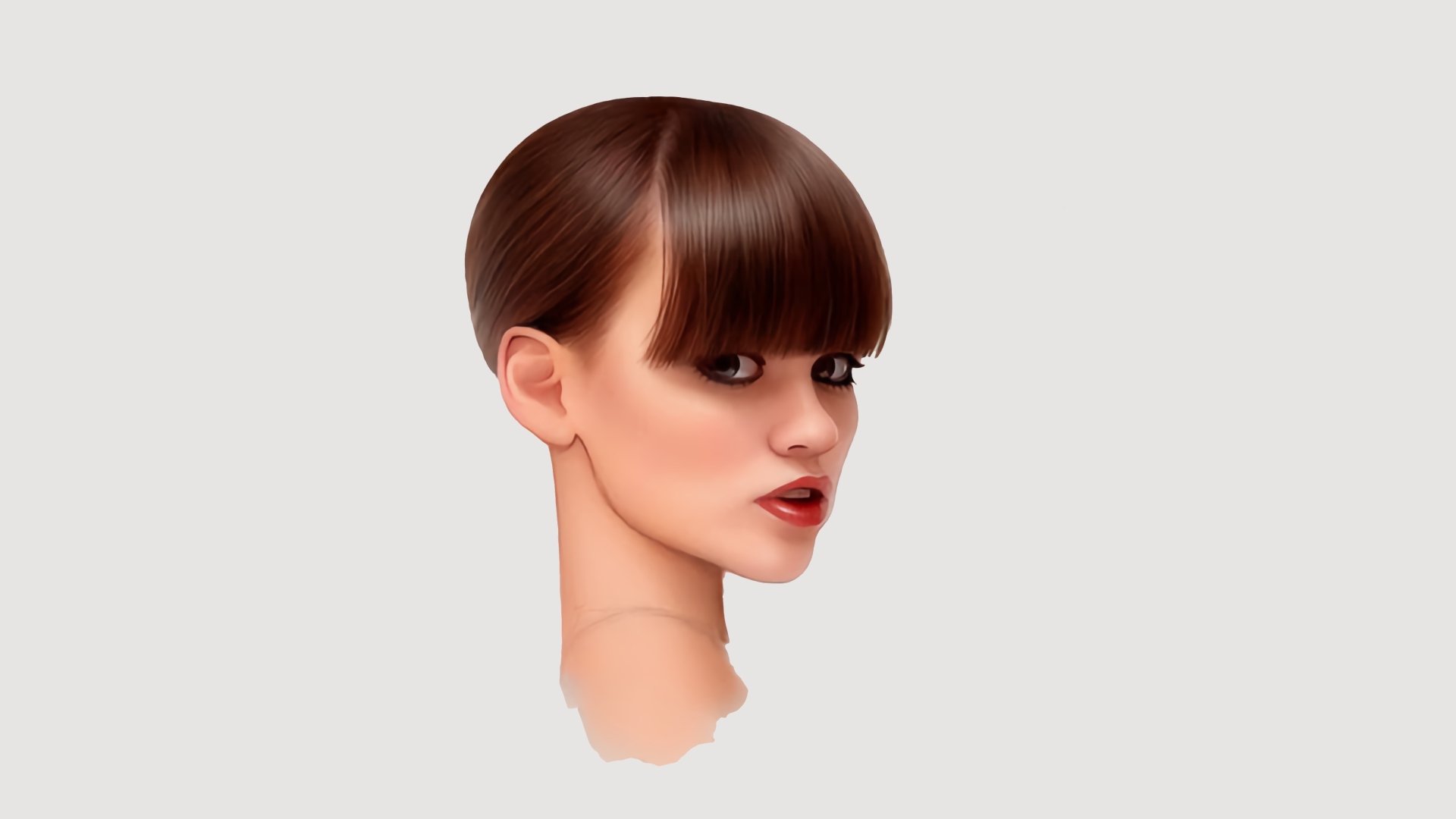 Alexandra Potter artistic face Image