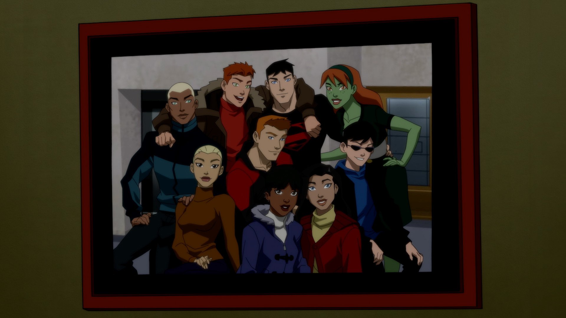 Roy Harper M'gann M'orzz Conner Kent Wally West Kaldur'ahm Artemis Crock Rocket (DC Comics) Zatanna Dick Grayson TV Show Young Justice Image