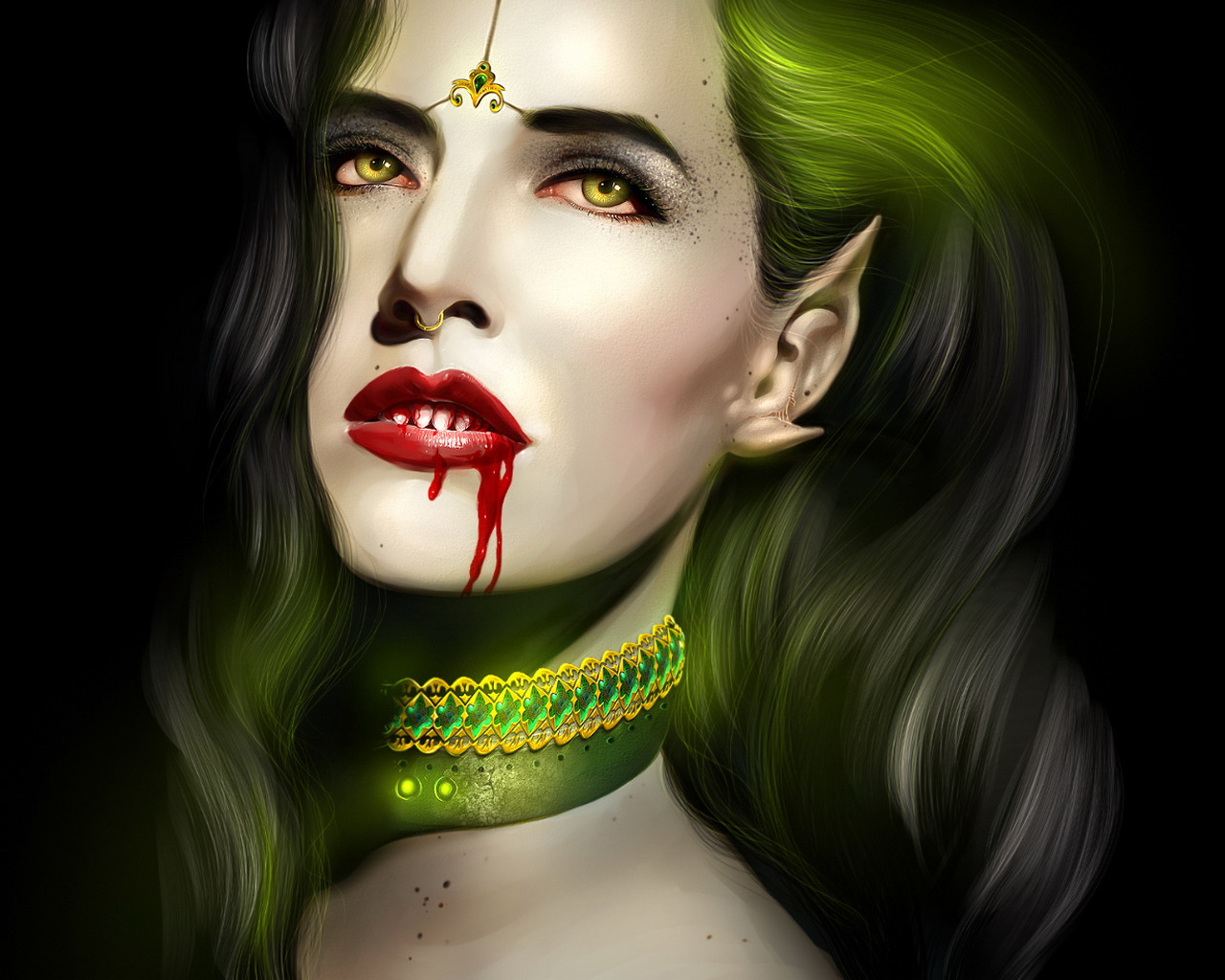 Вампирша с зелеными глазами