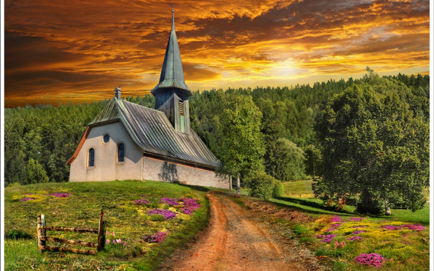 Церковь на холмах. Церковь на Холме. Церковь на Холме Норвегия. Дорога к церкви. Красивая Церковь на заставку.