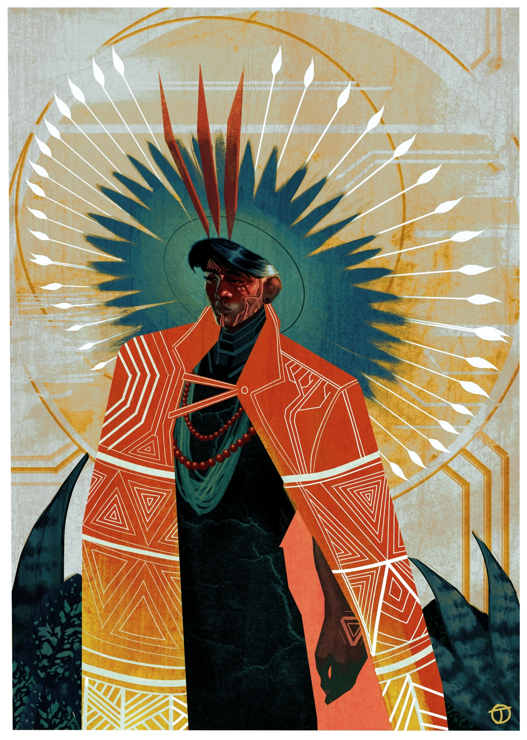 Guaraci - Sun God by J. Queiroz