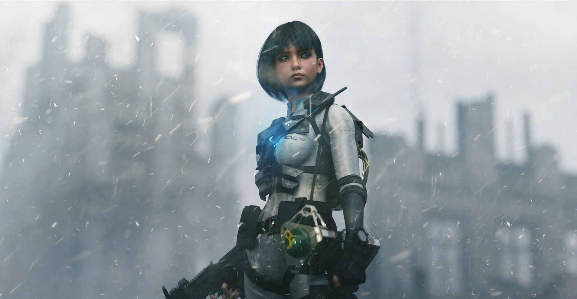 Sci Fi woman warrior Image