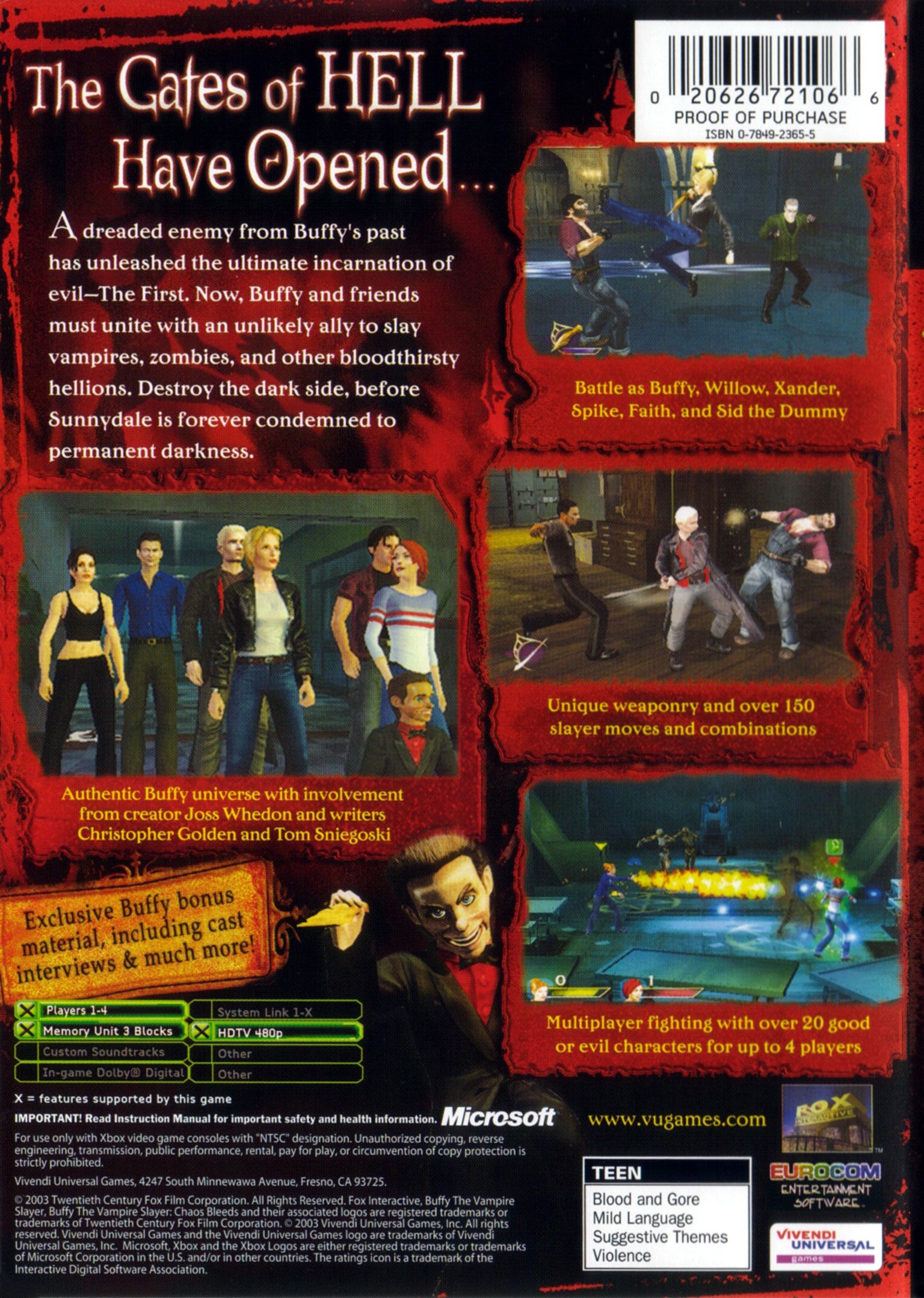 video game Buffy the Vampire Slayer: Chaos Bleeds Image