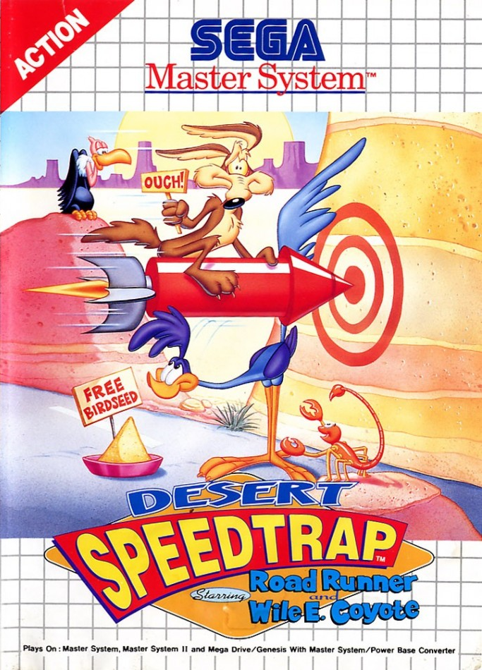 video game Desert Speedtrap starring Road Runner and Wile E. Coyote Image
