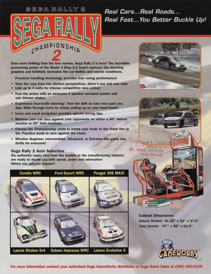 video game Sega Rally 2 Championship Image