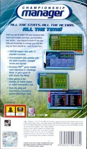 video game Champ Manager 2006 Image