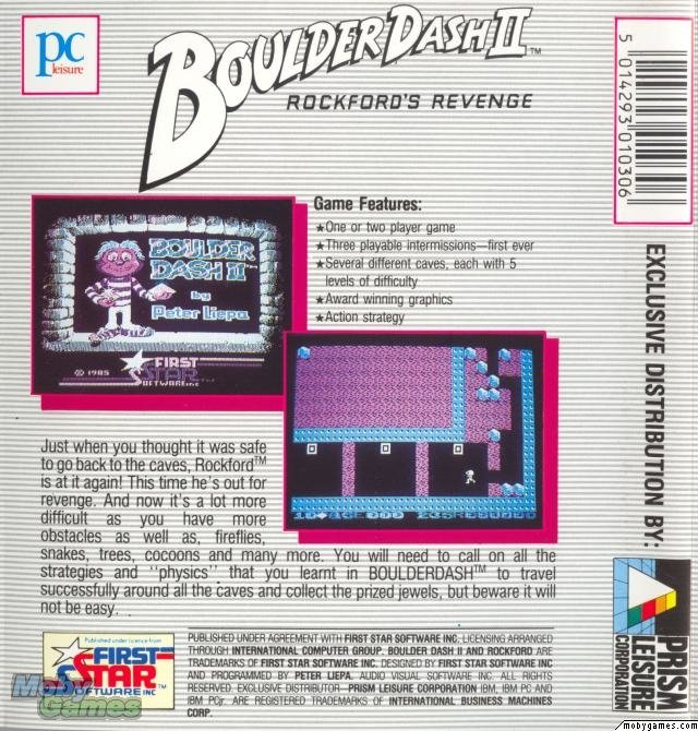 video game Boulder Dash II: Rockford's Revenge Image