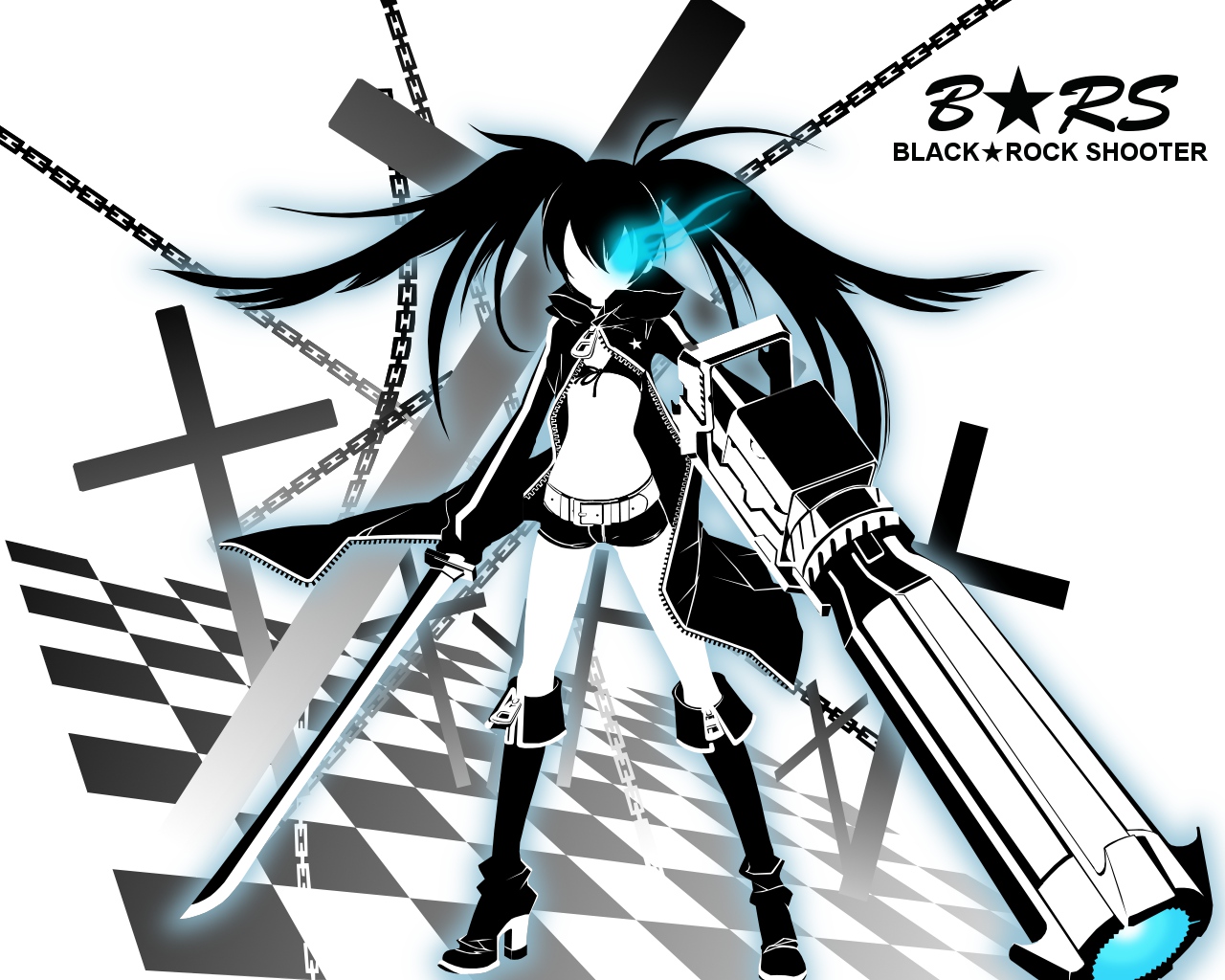 Download Anime Black Rock Shooter Image