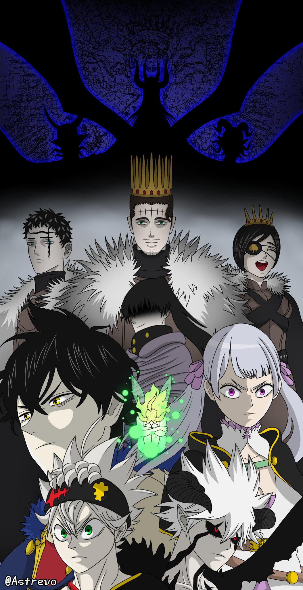 Clover Kingdom vs Spade Kingdom by Astrevo Image Abyss