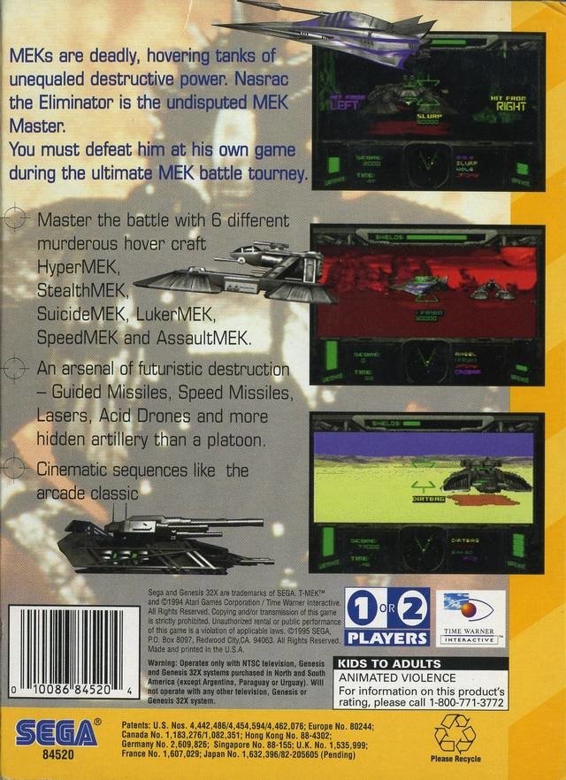 video game T-MEK Image