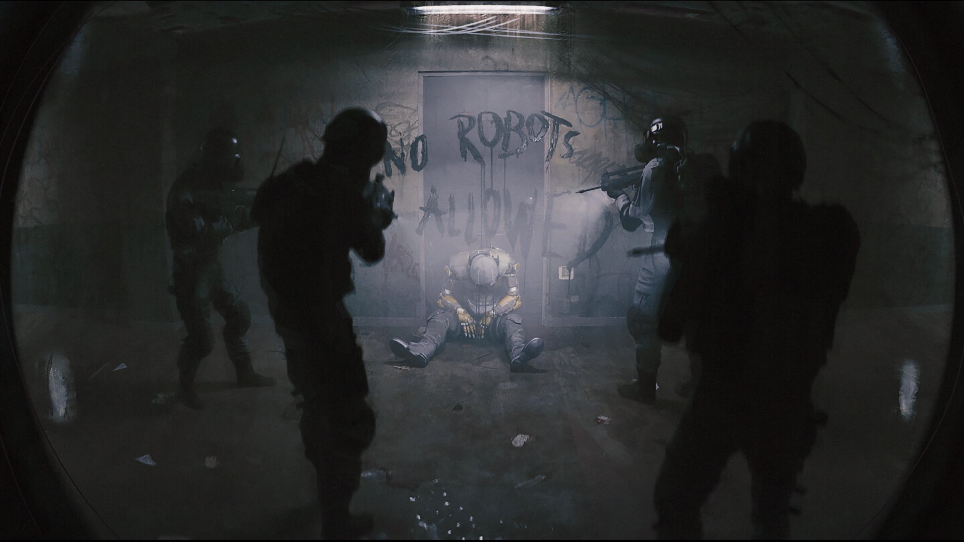  No Robots Allowed by Friendly Robot