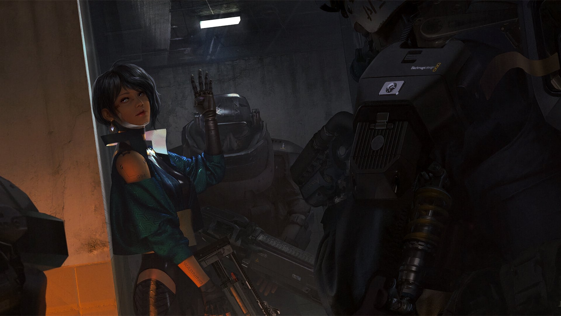 Sci Fi woman warrior Image