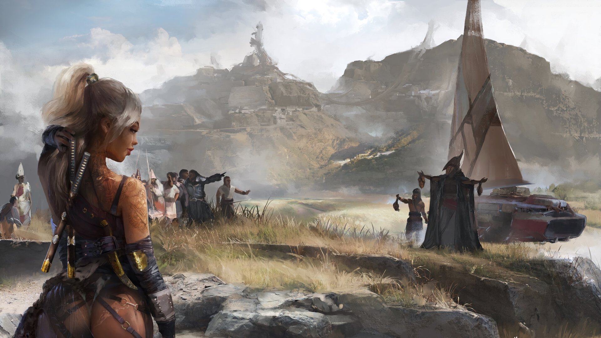 fantasy woman warrior Image