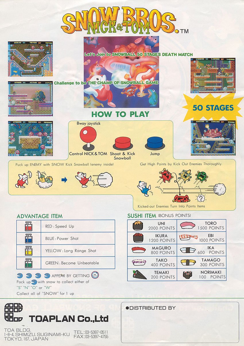 video game Snow Bros. Image
