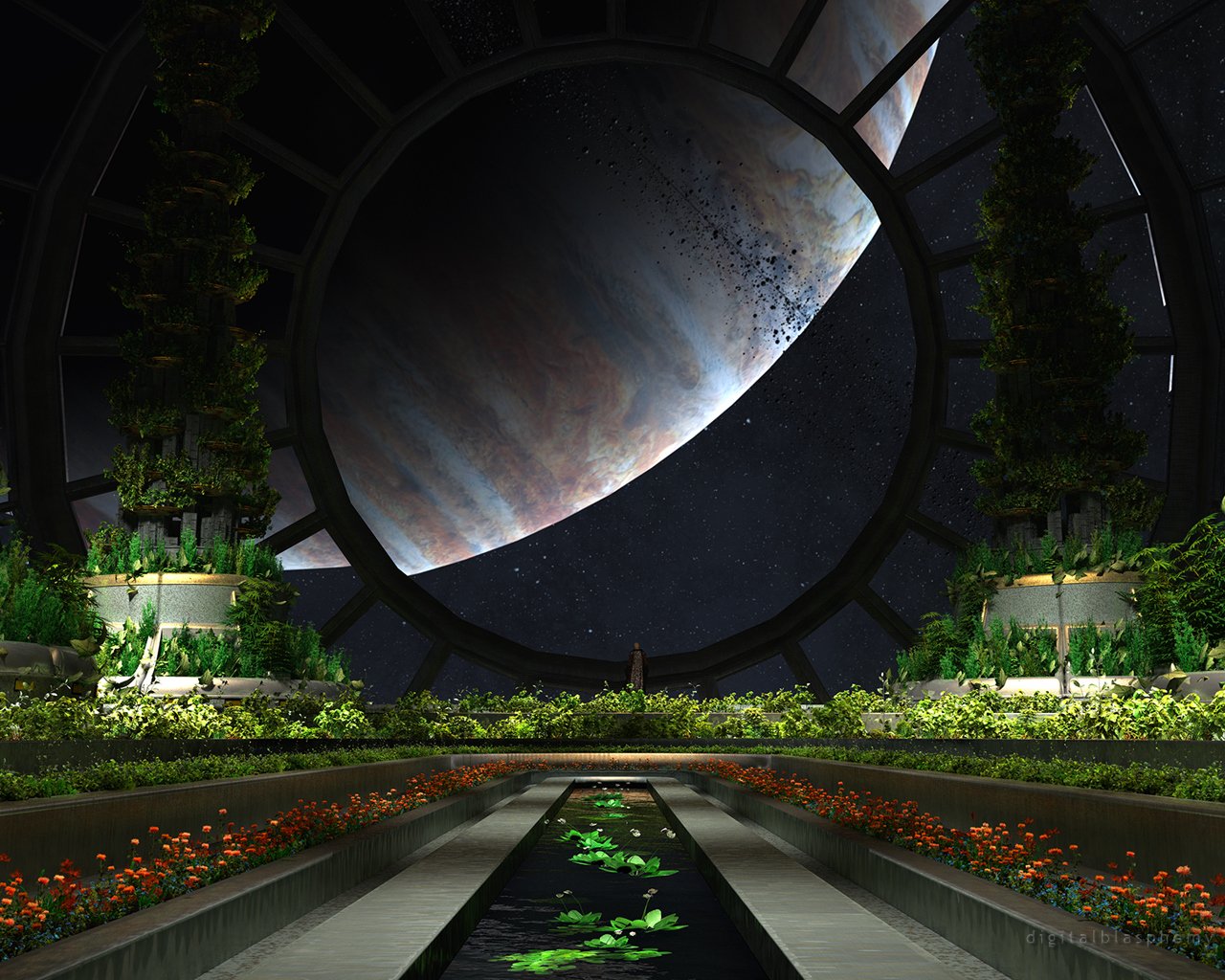 Sci Fi planetscape Image