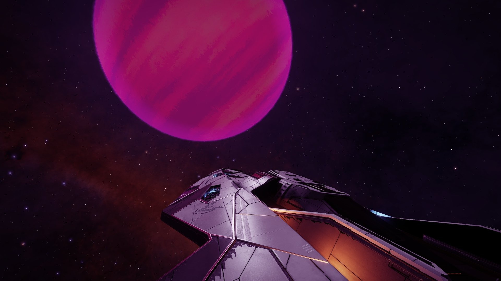  Anaconda with purple sun