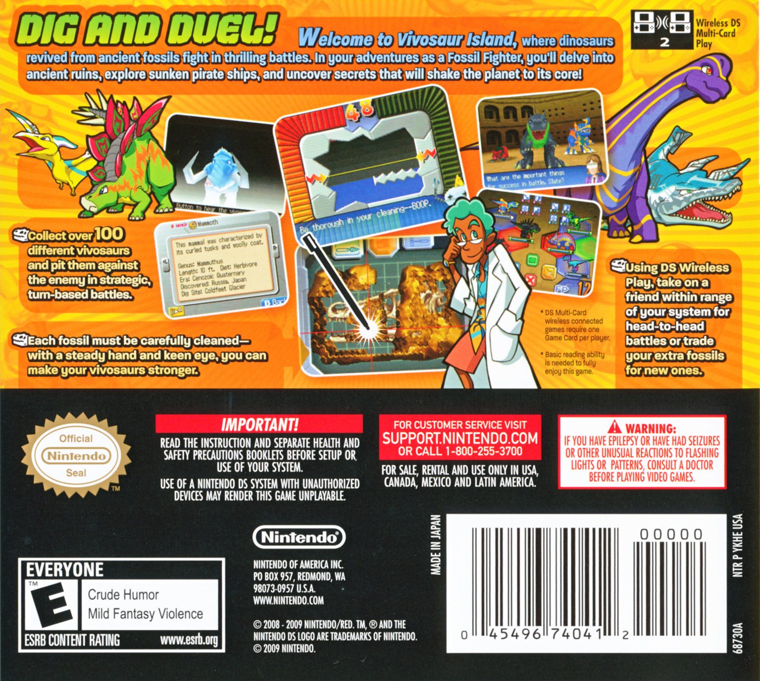 video game Fossil Fighters Image