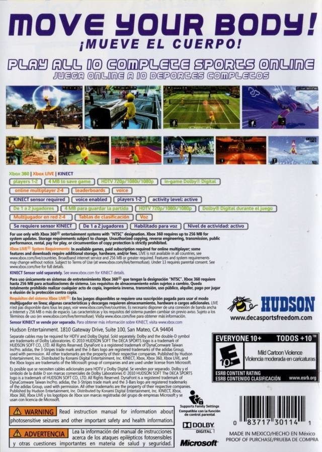 video game Deca Sports Freedom Image