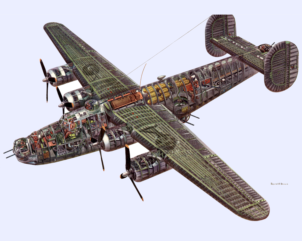 military consolidated b-24 liberator Image