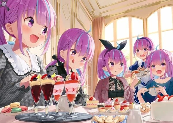 Minato Aqua Anime Virtual Youtuber Image