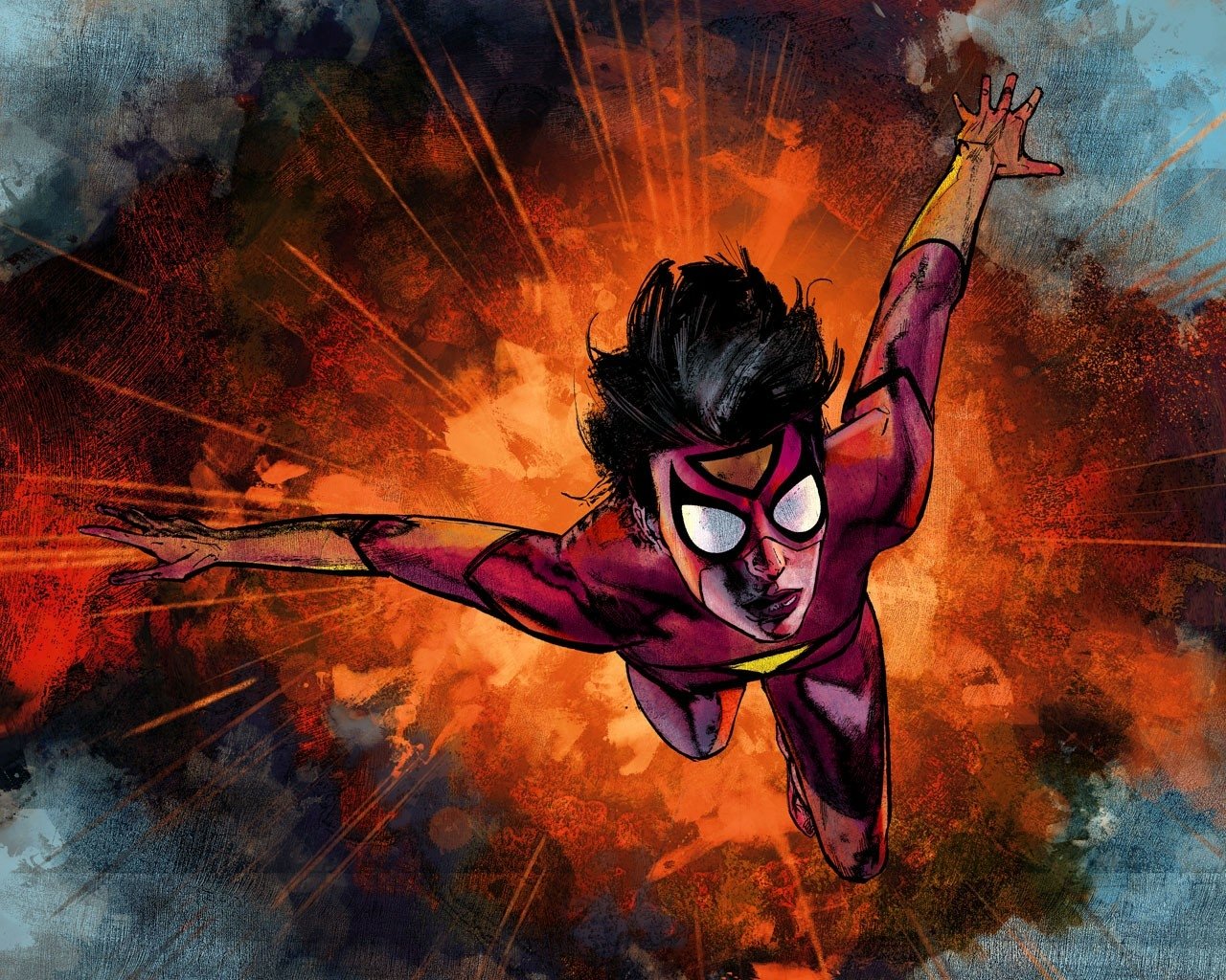 Comic Spider-Woman Image