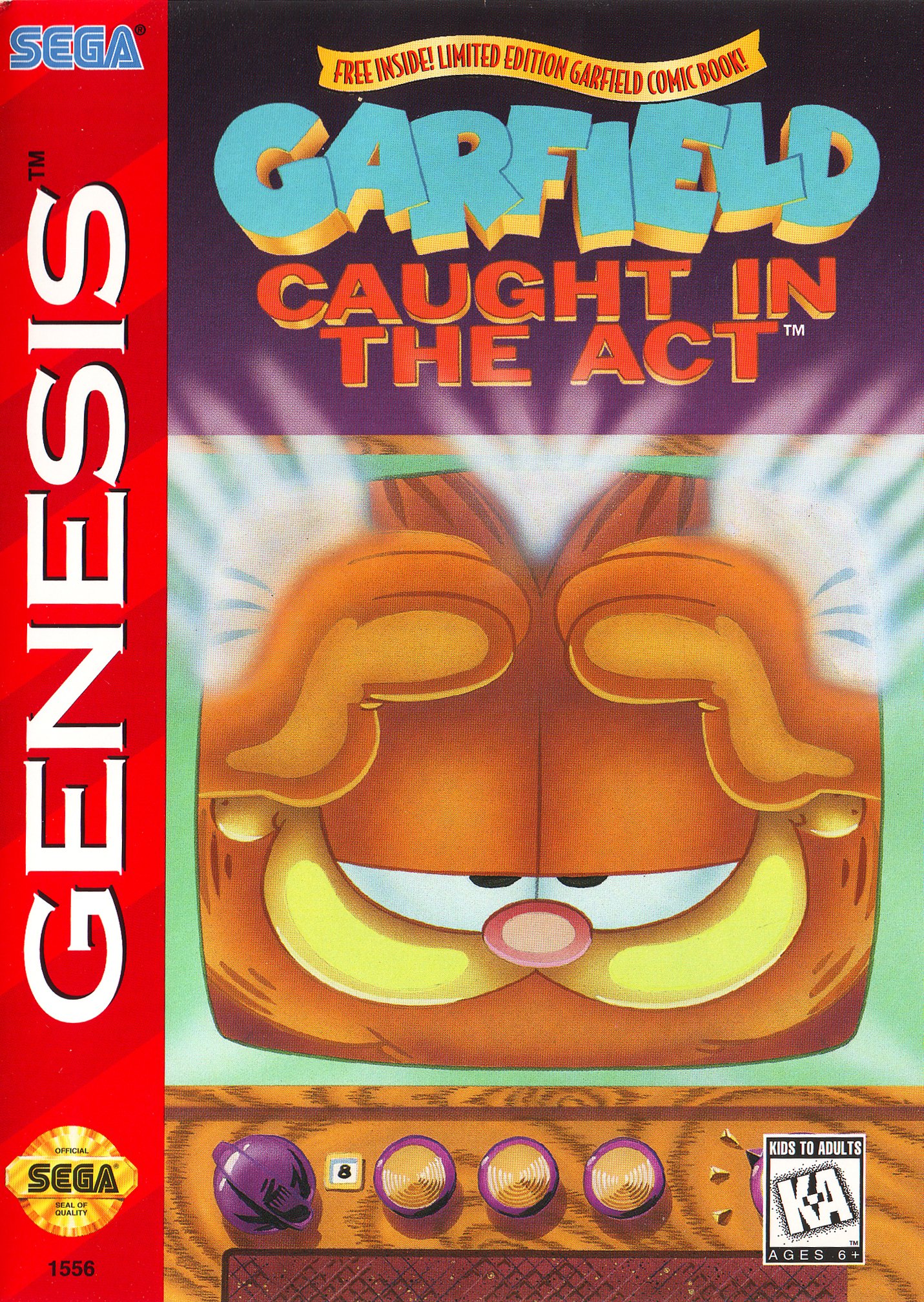 garfield caught in the act sprites