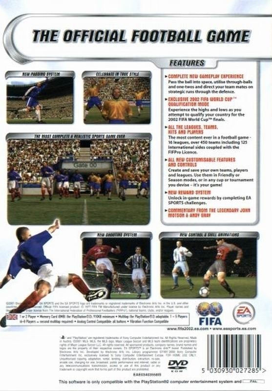 video game FIFA Football 2002 Image