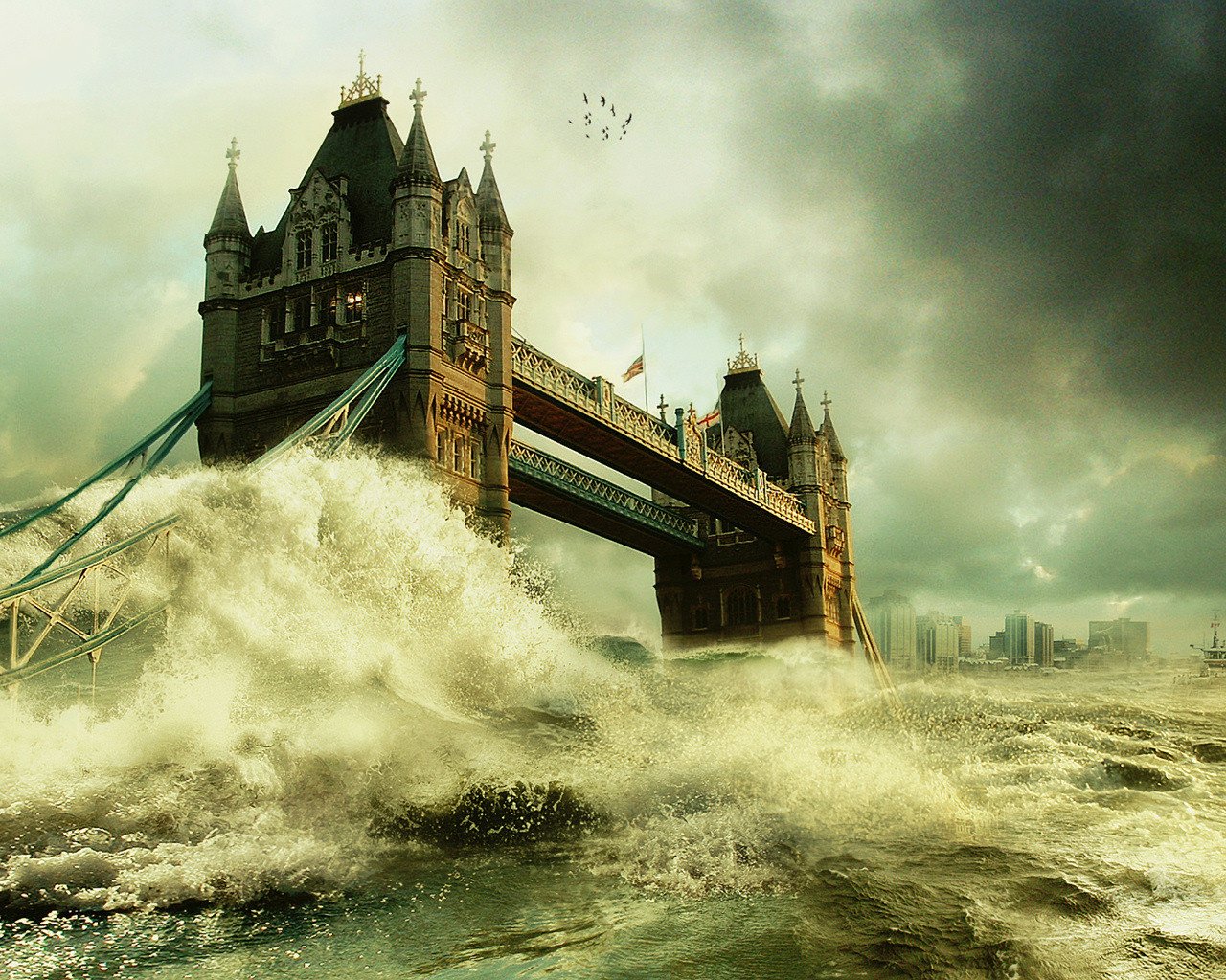  London Bridge is falling down, falling down....