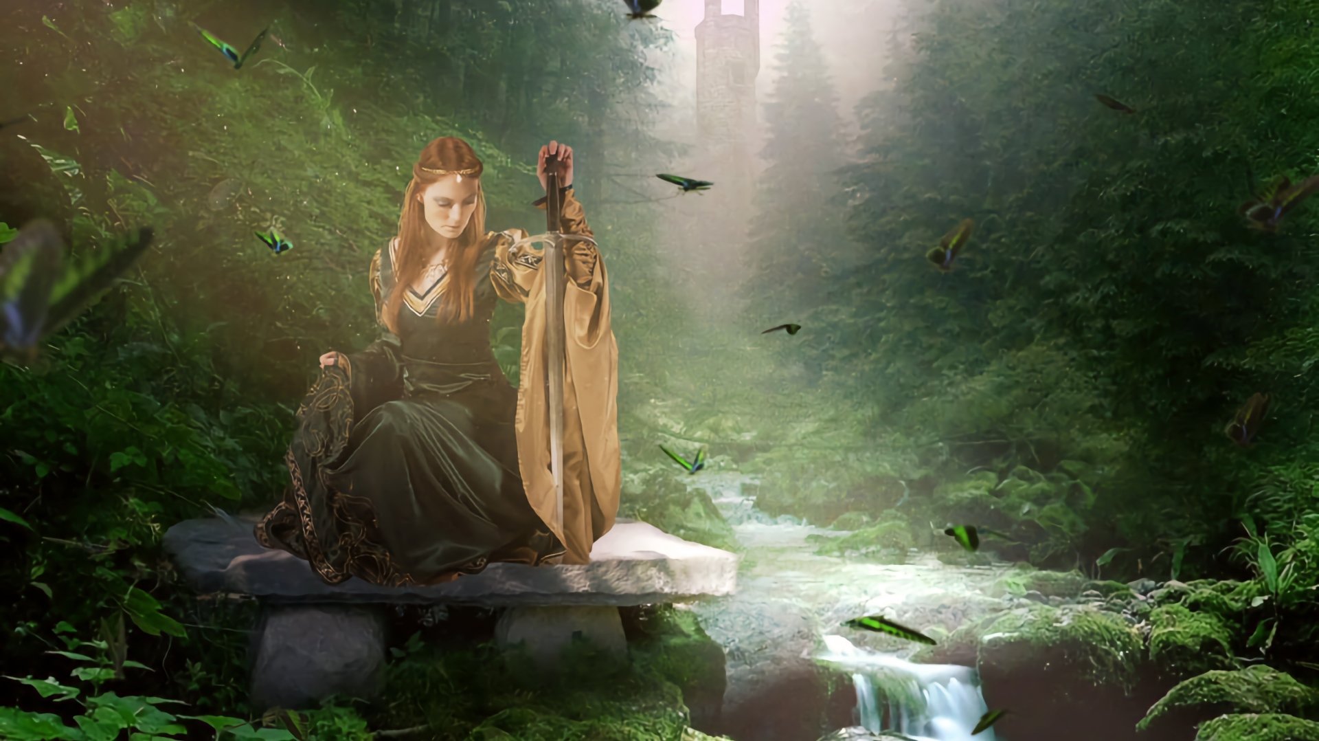 fantasy woman warrior Image