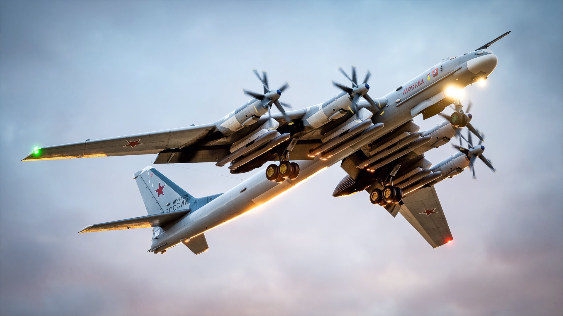 military aircraft Tupolev Tu-95 Image