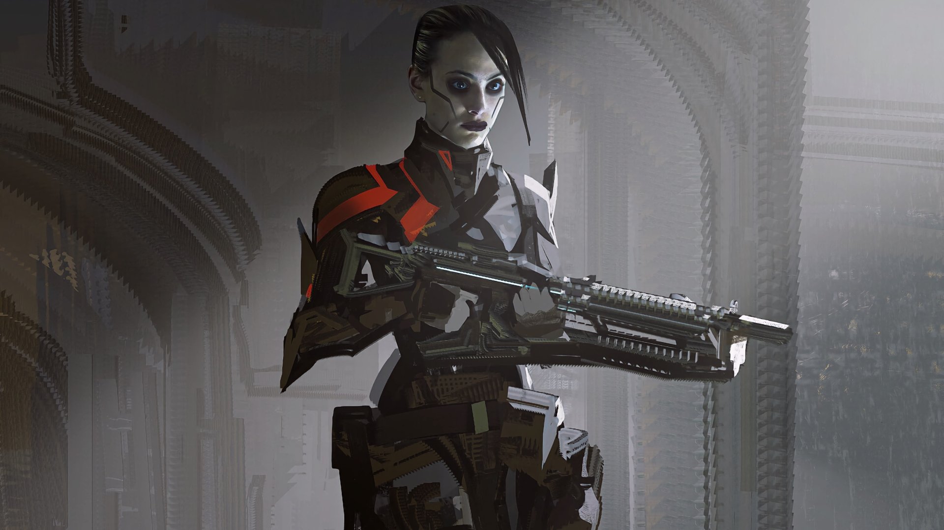 Sci Fi woman warrior Image