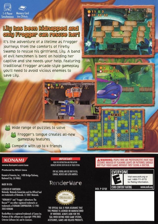 video game Frogger's Adventures: The Rescue Image