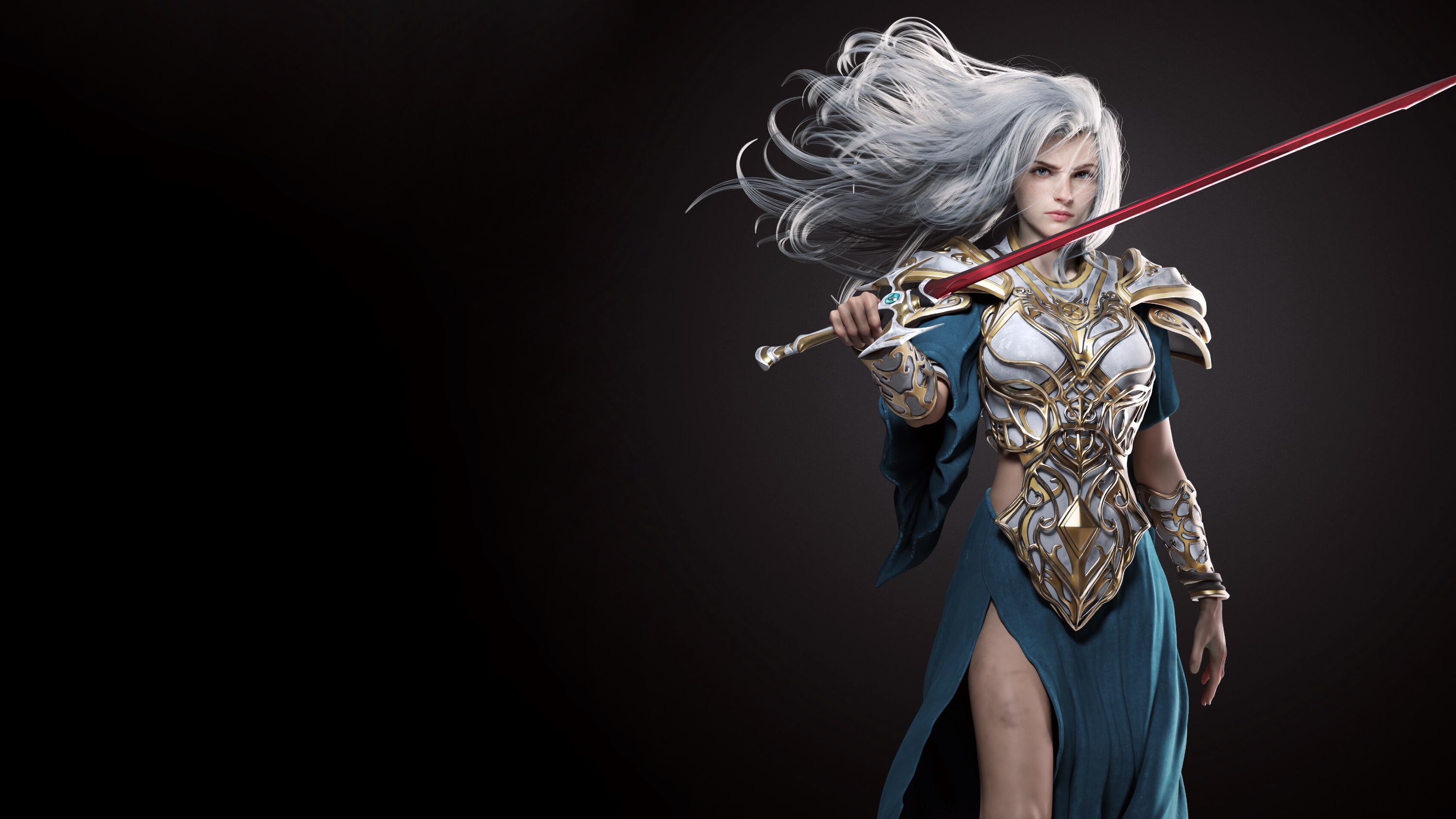 Download Fantasy Woman Warrior Image