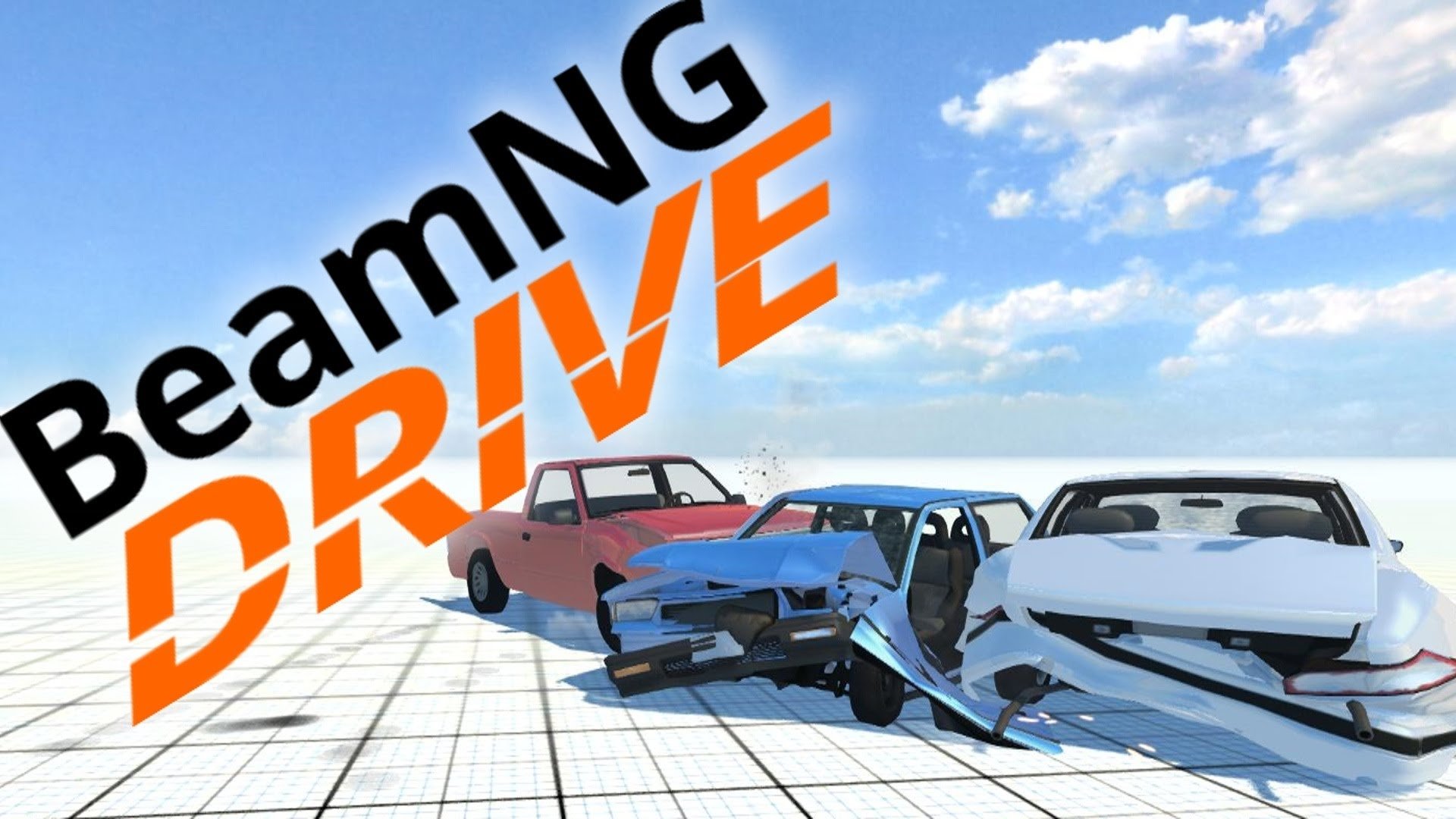 video game BeamNG.drive driving simulator car crash Image