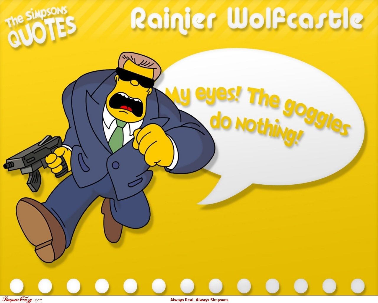 Rainier Wolfcastle TV Show The Simpsons Image