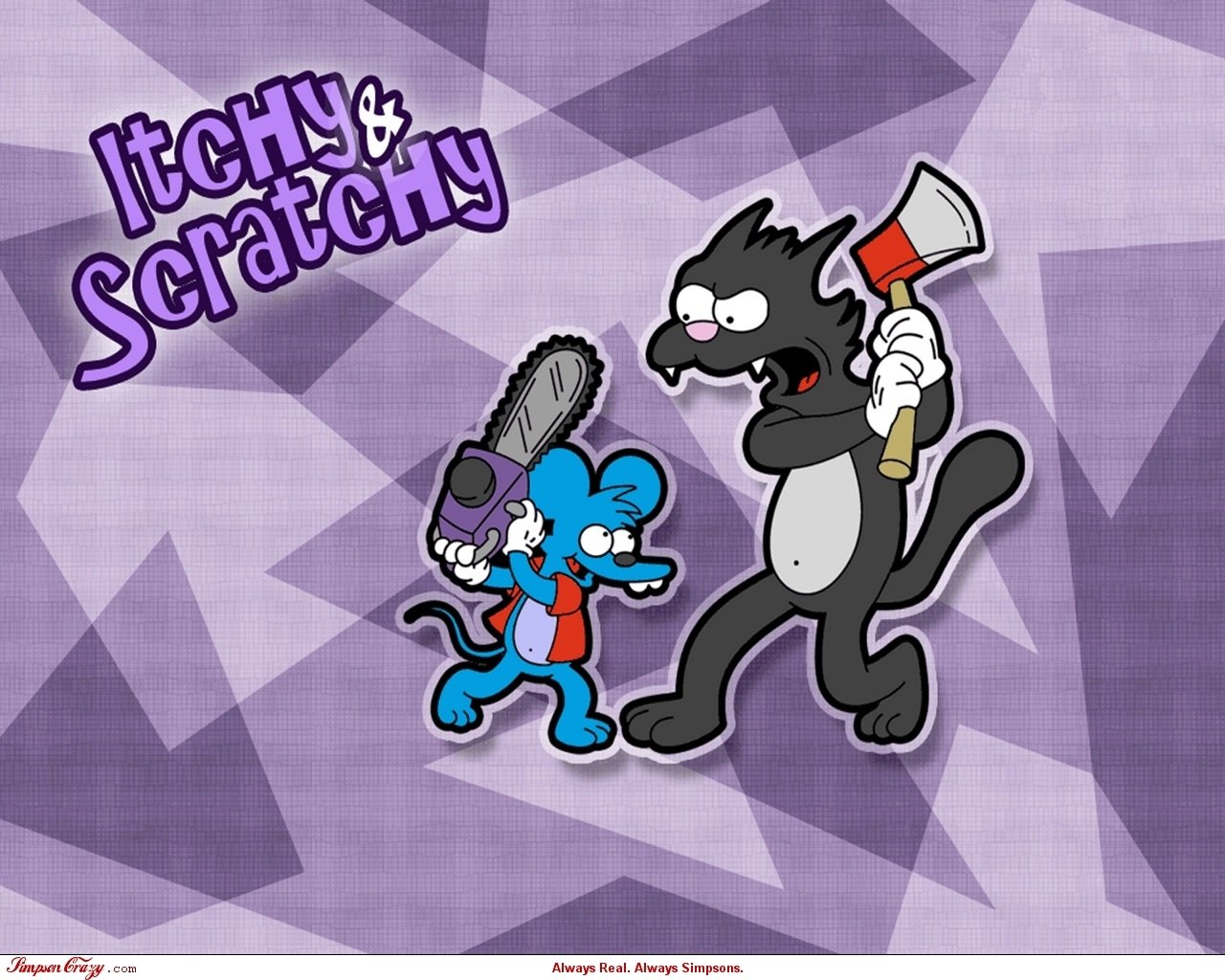 Itchy & Scratchy TV Show The Simpsons Image