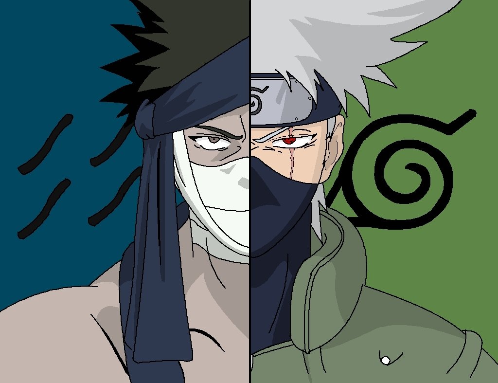 Zabuza Momochi Kakashi Hatake Anime Naruto Image