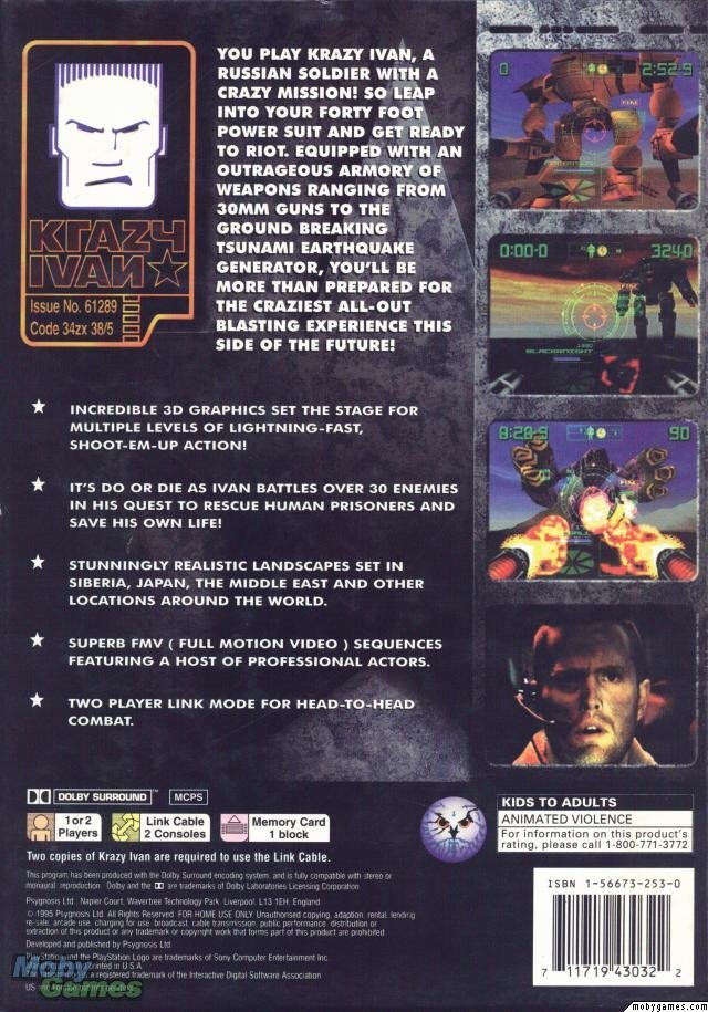 video game Krazy Ivan Image