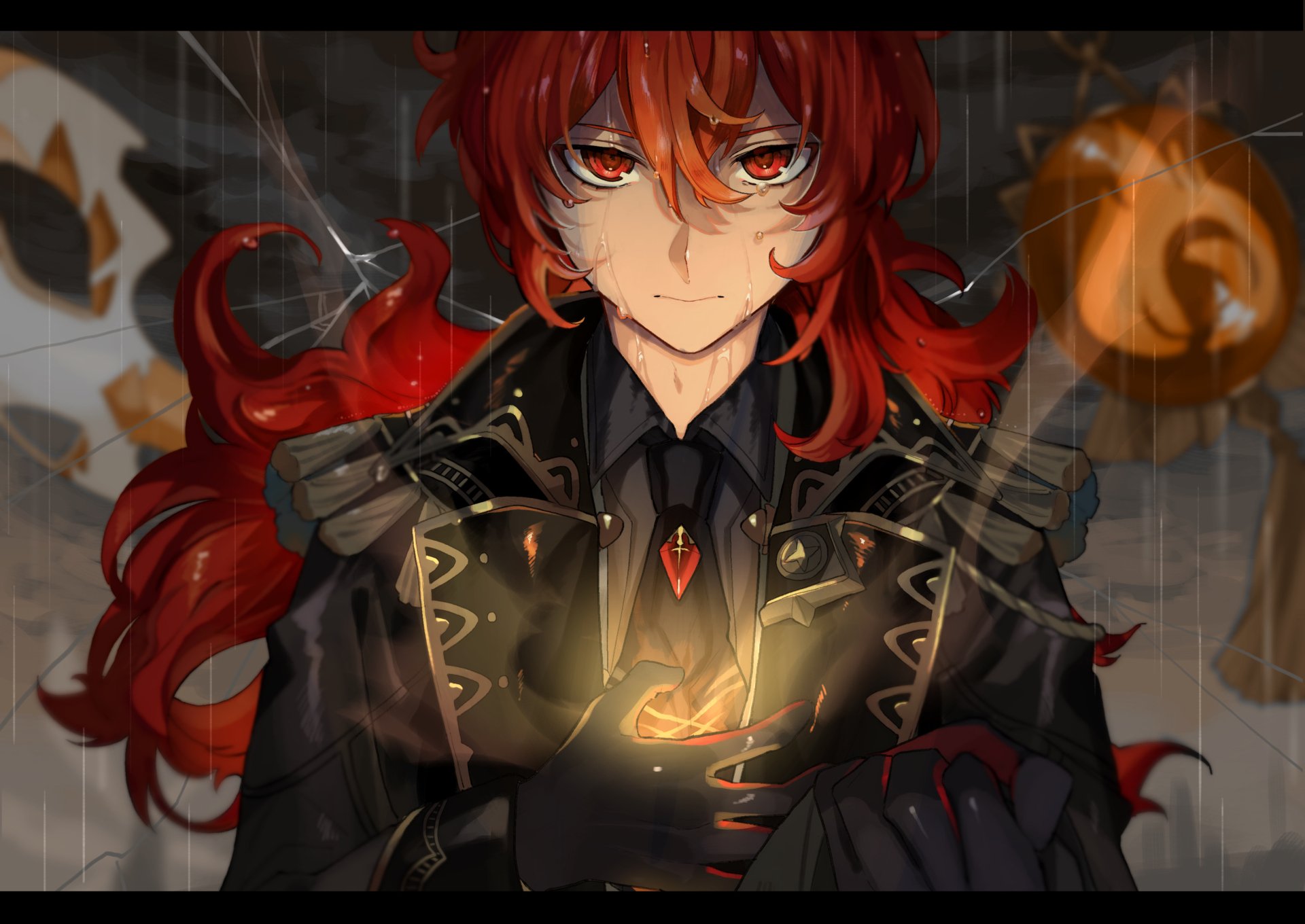 Download Diluc (Genshin Impact) Video Game Genshin Impact Image