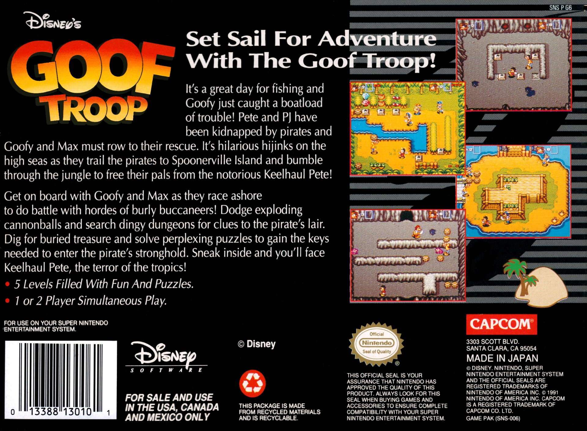 video game Goof Troop Image
