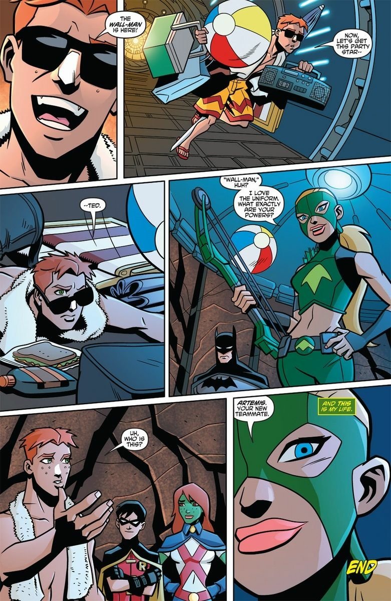 Batman Miss Martian Dick Grayson Robin (DC Comics) Artemis Crock Wally West Comic Young Justice Image