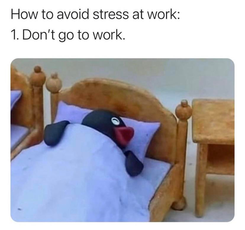 work stress humor animation relaxation Image