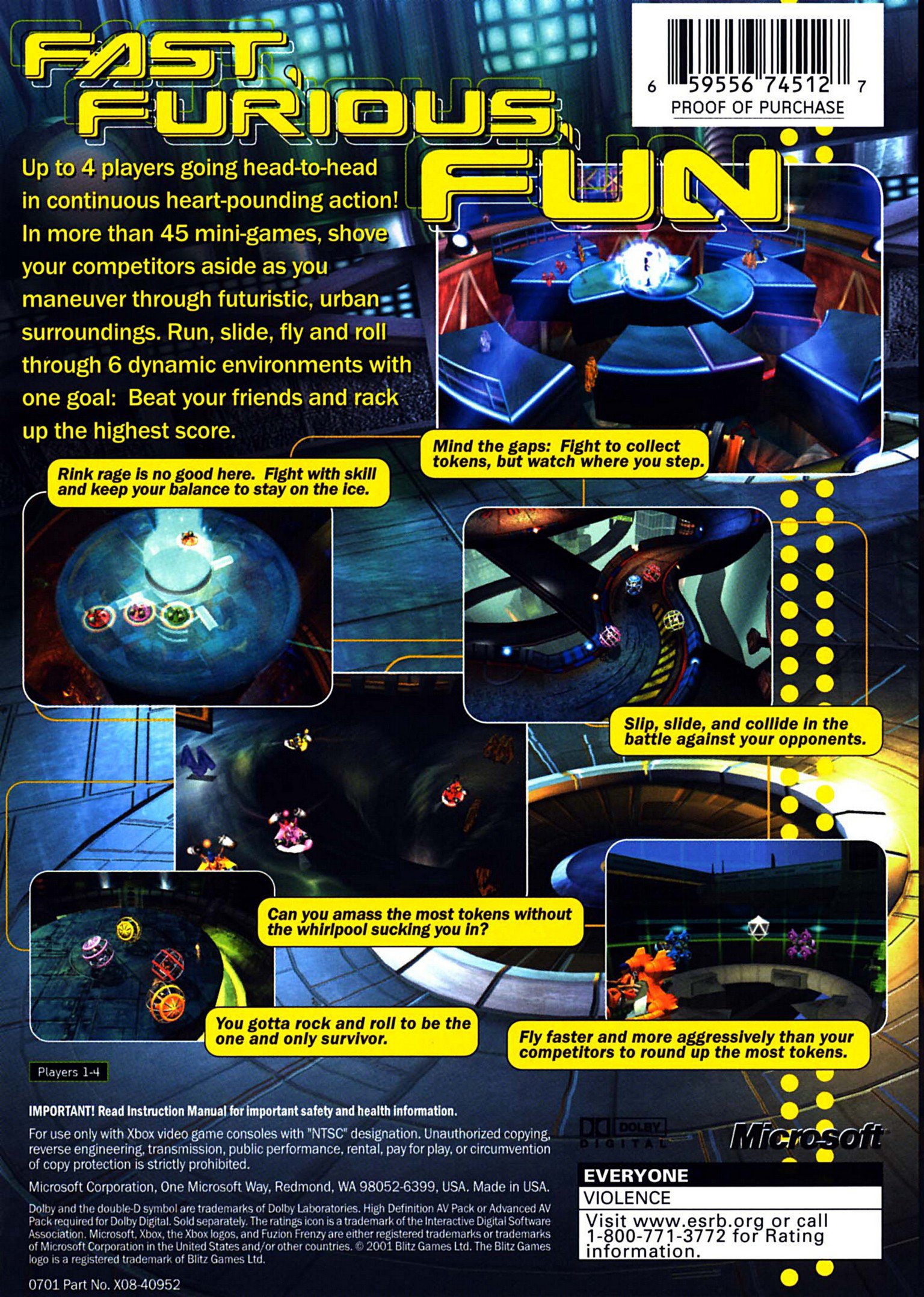 Fuzion Frenzy Video Game Box Art ID 50114 Image Abyss