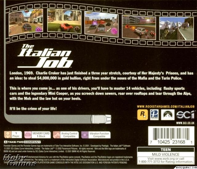 video game The Italian Job Image