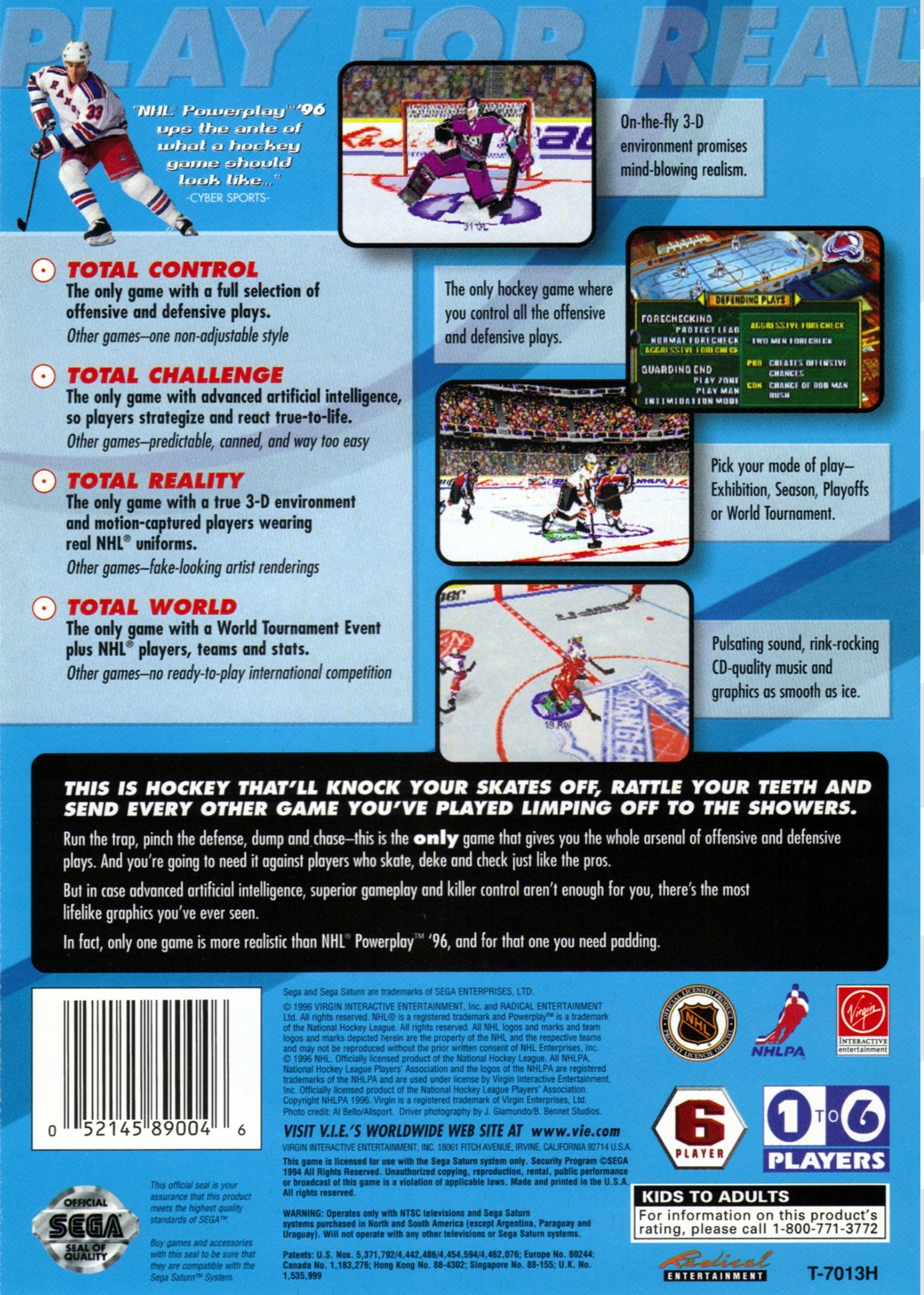 video game NHL Powerplay '96 Image