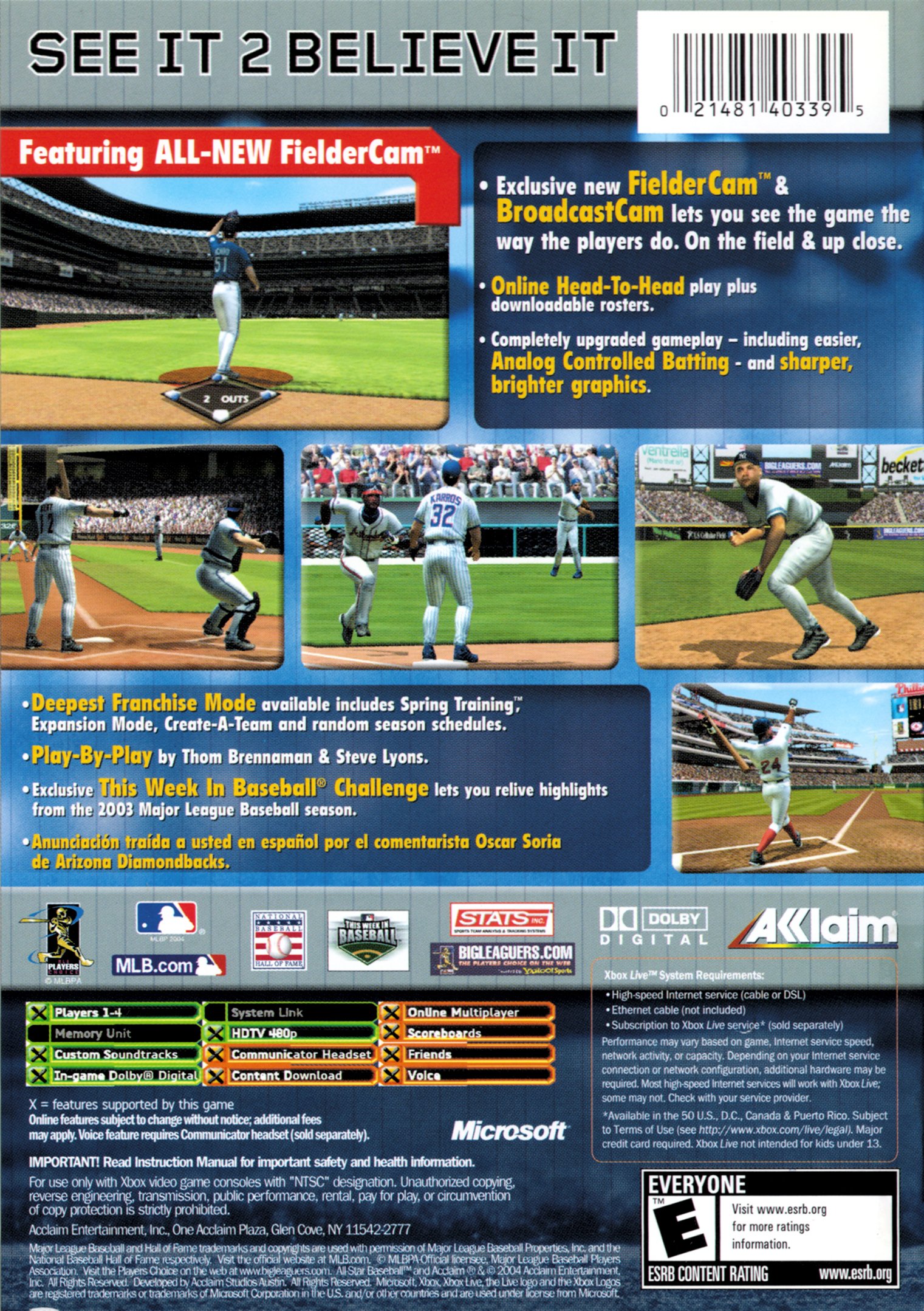 video game All-Star Baseball 2005 Image