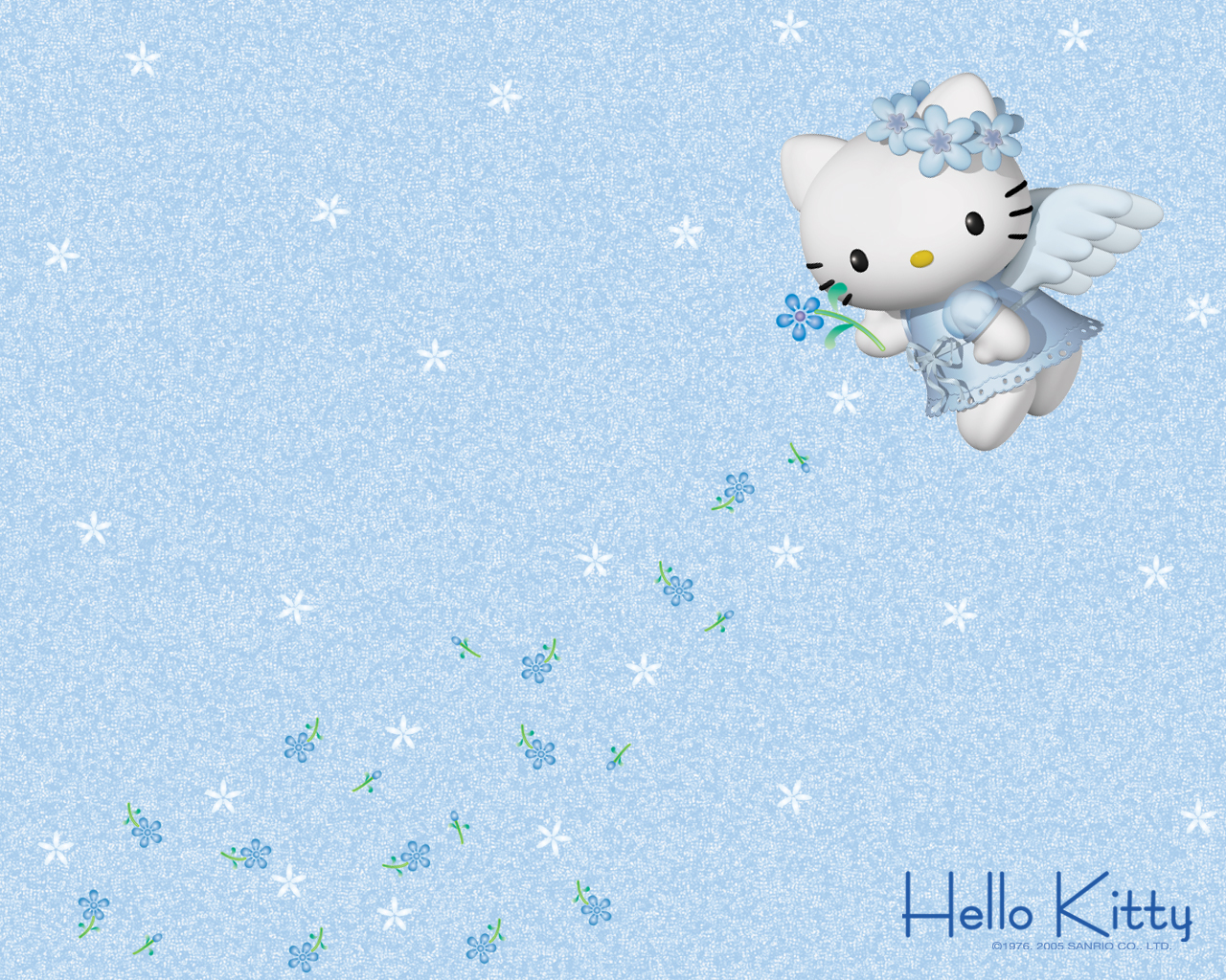Hello Kitty's Angelic Anime Journey, image size:1280x1024