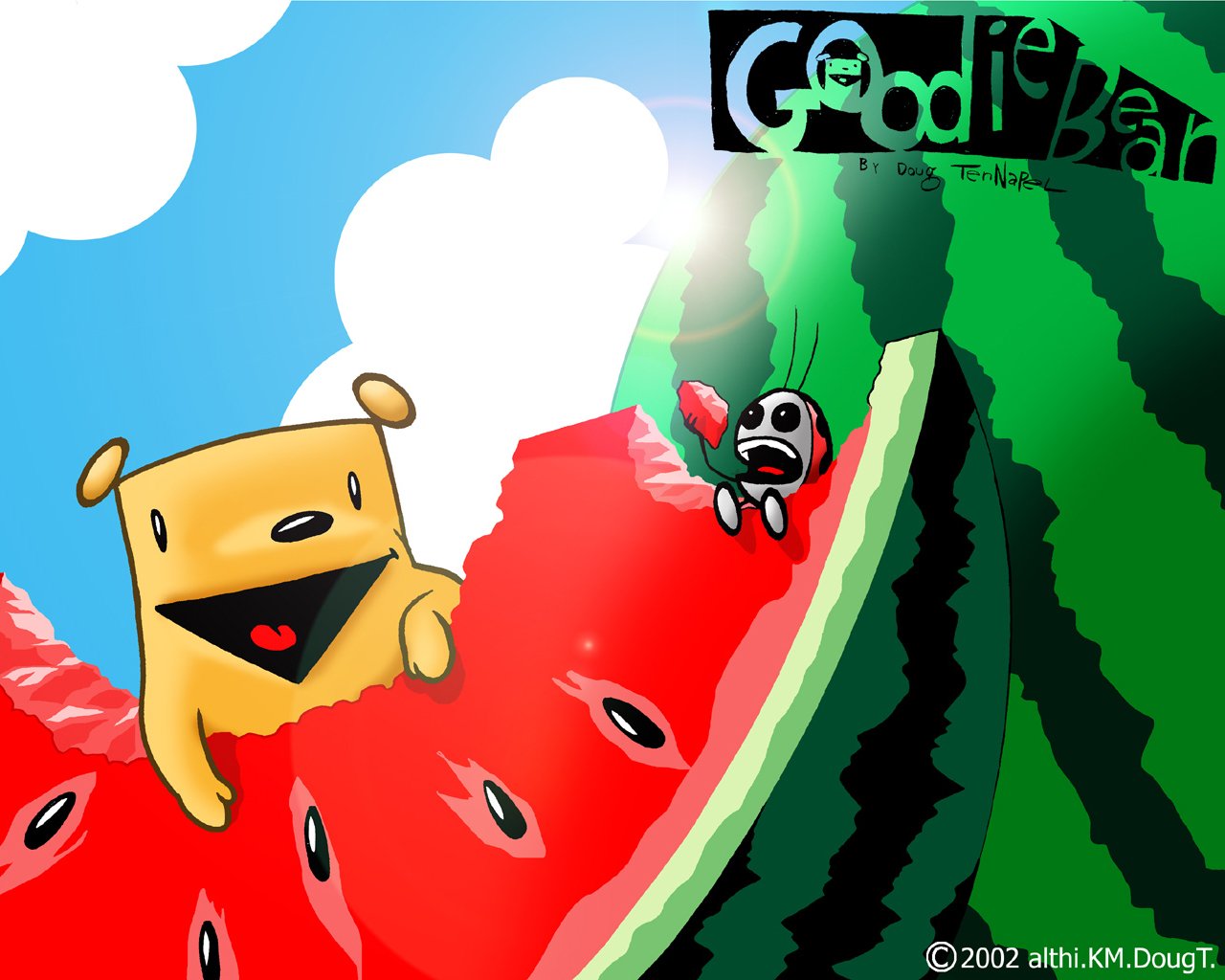 Comic Goodie Bear Image